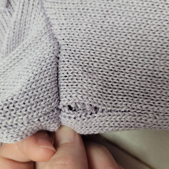 Free people beach Freya knit balloon wide leg purple lavender pants - Picture 4 of 7